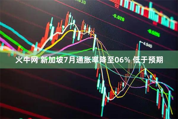火牛网 新加坡7月通胀率降至06% 低于预期